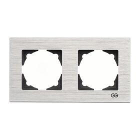 Günsan Eqona Gümüş Inox İkili Çerçeve