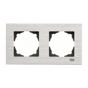 Günsan Eqona Gümüş Inox İkili Çerçeve