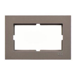 Günsan Eqona Mocha İkili Priz Çerçeve