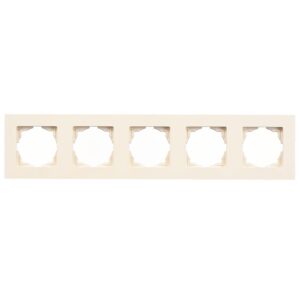 Günsan Eqona Krem Beşli Çerçeve