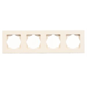 Günsan Eqona Krem Dörtlü Çerçeve