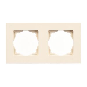 Günsan Eqona Krem İkili Çerçeve
