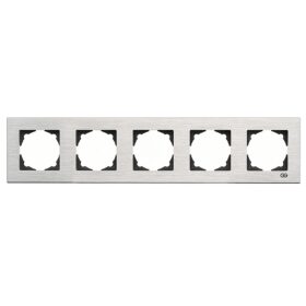 Günsan Eqona Gümüş Inox Beşli Çerçeve