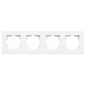 Günsan Eqona Beyaz Dörtlü Çerçeve