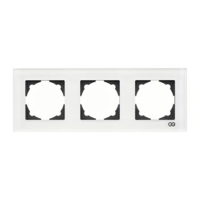 Günsan Eqona Beyaz Pleksi Üçlü Çerçeve