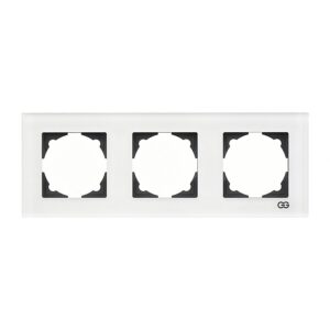 Günsan Eqona Beyaz Pleksi Üçlü Çerçeve