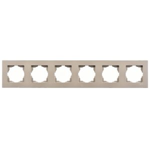 Günsan Eqona Metalik Bej Altılı Çerçeve