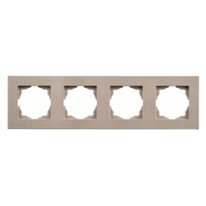 Günsan Eqona Metalik Bej Dörtlü Çerçeve