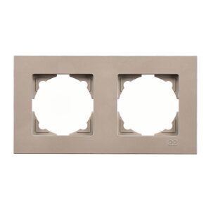Günsan Eqona Metalik Bej İkili Çerçeve