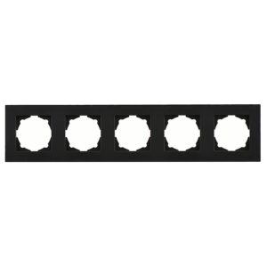 Günsan Eqona Metalik Siyah Beşli Çerçeve