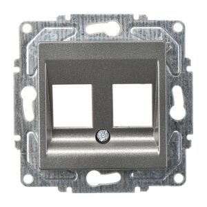 Günsan Eqona Füme Vidalı İkili Data Priz - Jaksız