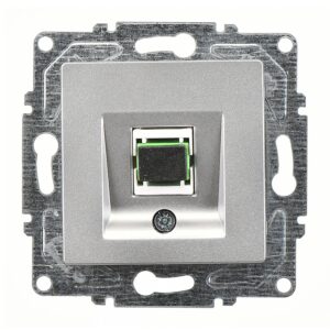 Günsan Eqona Gümüş Vidalı Fiber Optik Data Prizi