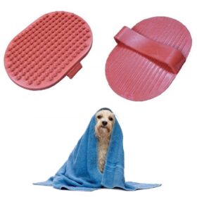 Ergonomik Masajlı Evcil Hayvan Kedi Köpek Yıkama Fırçası Aparatı (K0)