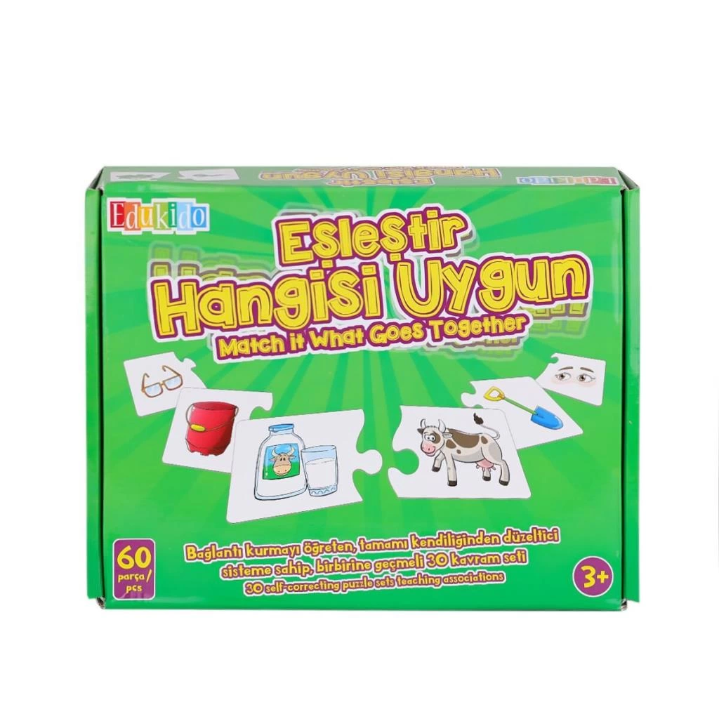 Eşleştir Hangisi Uygun Eğitici Ahşap Oyun Seti - Görsel 3