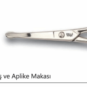 Europe Aplike Ve Nakış Makası Kıvrık Küt Uçlu No:4 10,16 Cm