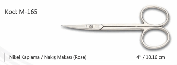 Europe Nakış Makası Süper Kalite No:4 10,16 Cm