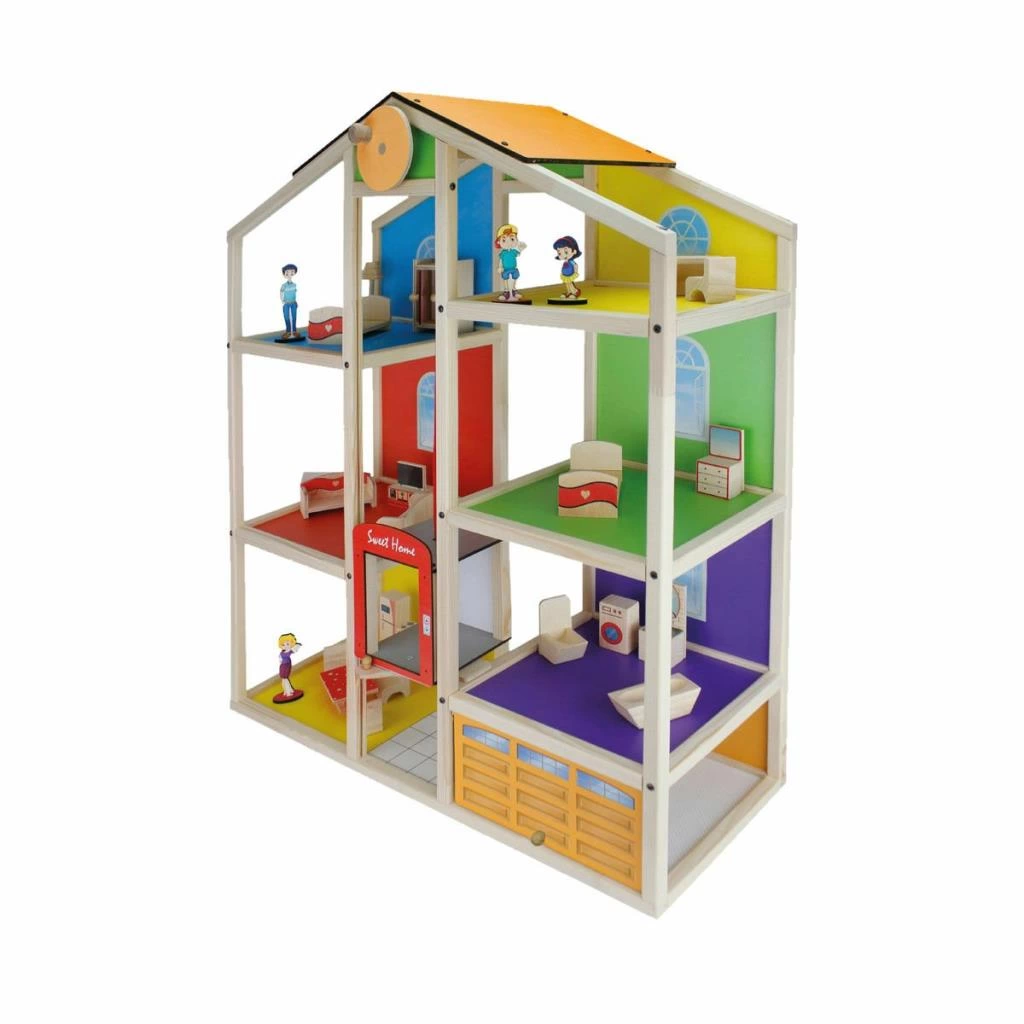 Asansörlü Çocuk Oyun Evi – Eğlenceli ve Geliştirici Oyun - Görsel 3