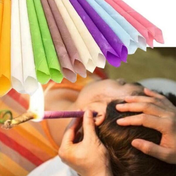 Evde Doğal Aromaterapi Kulak İçi Buşon Dış Kulak Bakım Aracı Kiri Temizleme Mumu Balmumu Wax 2li (K0) - Görsel 5