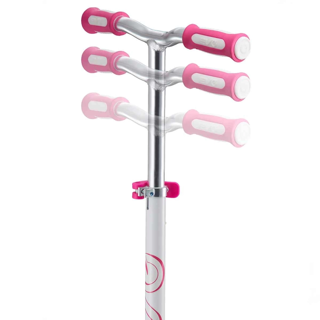 Çocuk Evo 3 Tekerlekli Colour Burst Işıklı Beyaz Scooter - Görsel 3