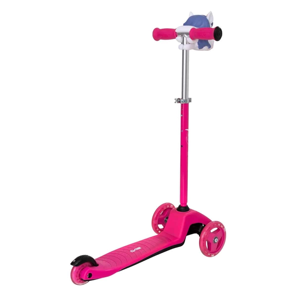 Çocuk Evo Unicorn 3 Teker Işıklı Mini Scooter - Görsel 4