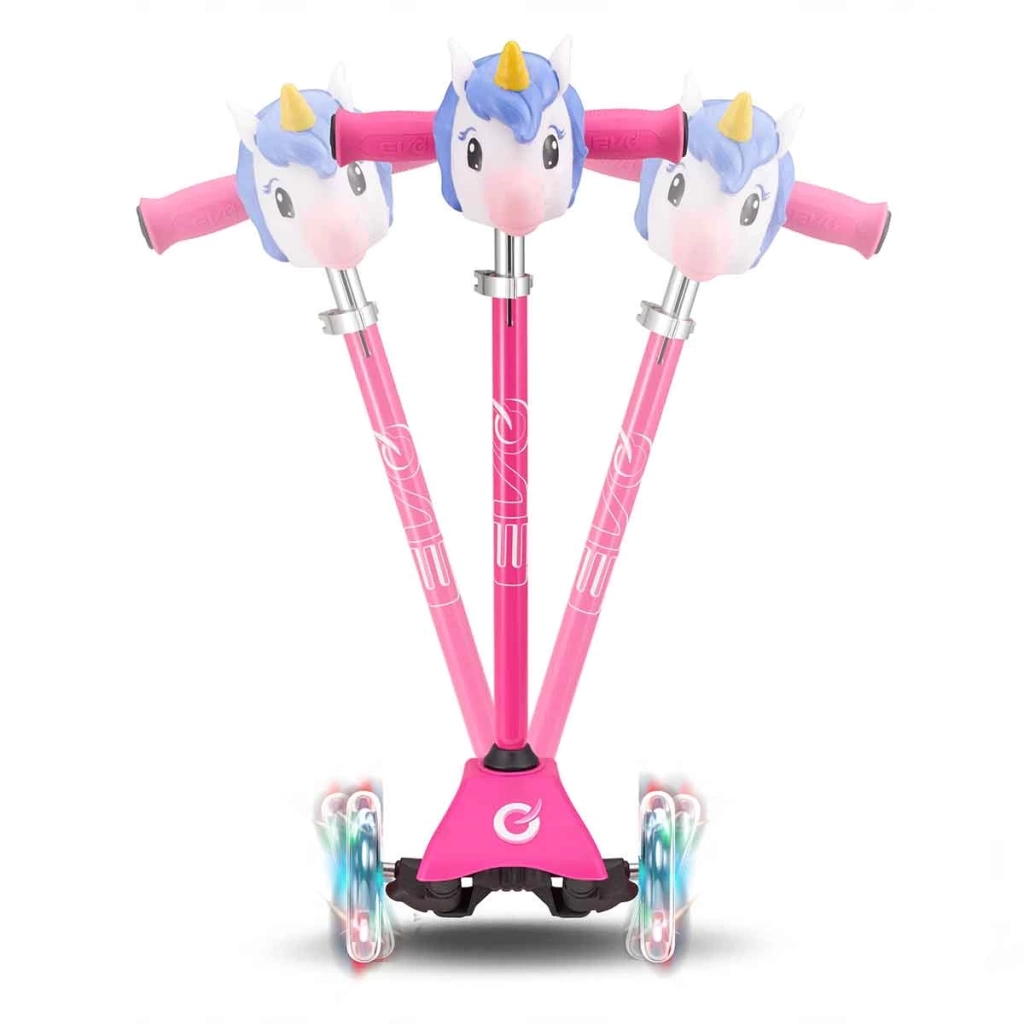 Çocuk Evo Unicorn 3 Teker Işıklı Mini Scooter - Görsel 5
