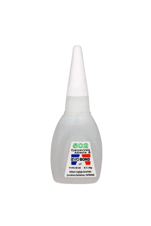 Evobond 502 Japon Yapıştırıcısı Süper Glue 20 Gr - Görsel 2