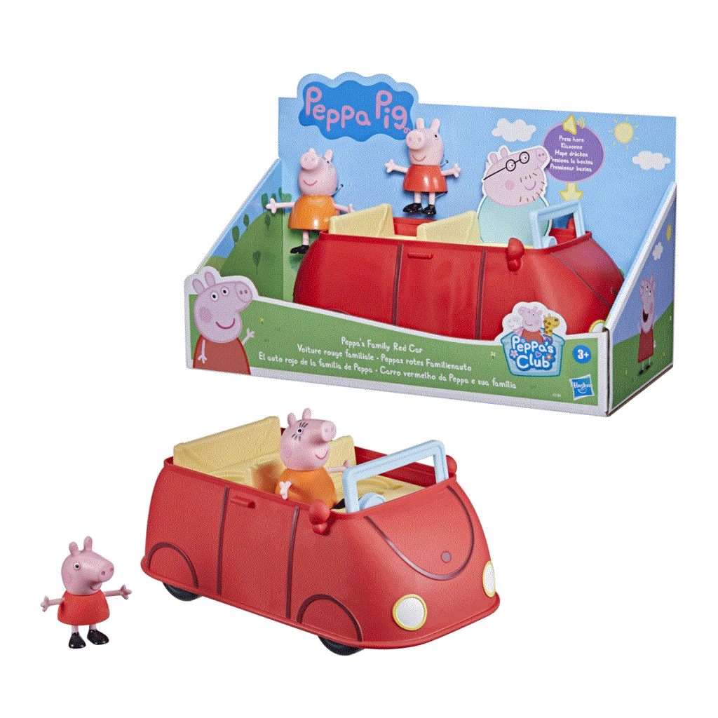 Peppa Pig Kırmızı Aile Aracı ile Ailece Eğlenceli ve Eğitici Rol Oyunları - Görsel 2