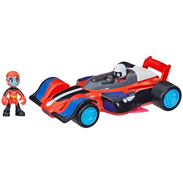F5206 PJMaskeliler-Animal Power Turbo Şimşek Araç +3 yaş - Görsel 2
