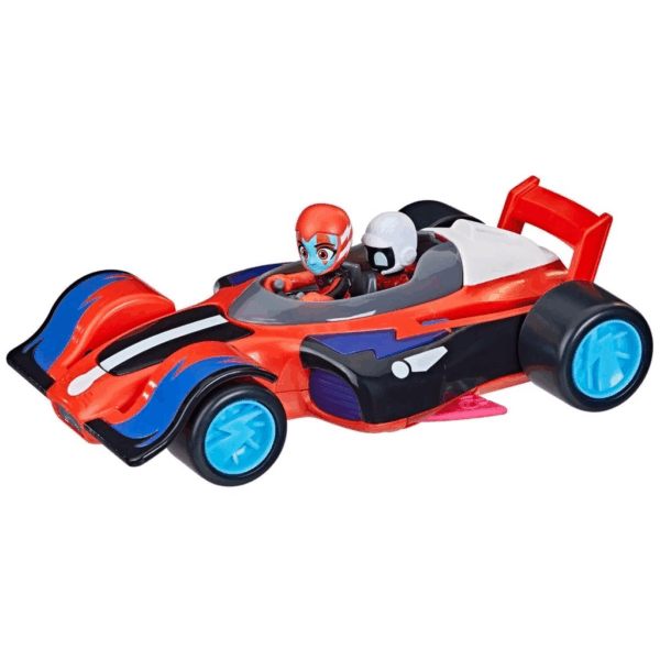 F5206 PJMaskeliler-Animal Power Turbo Şimşek Araç +3 yaş - Görsel 3