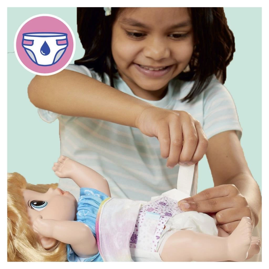 F7356 Baby Alive Bebeğim ile Eğlenceli Yudumlar Sarışın +3 yaş - Görsel 5