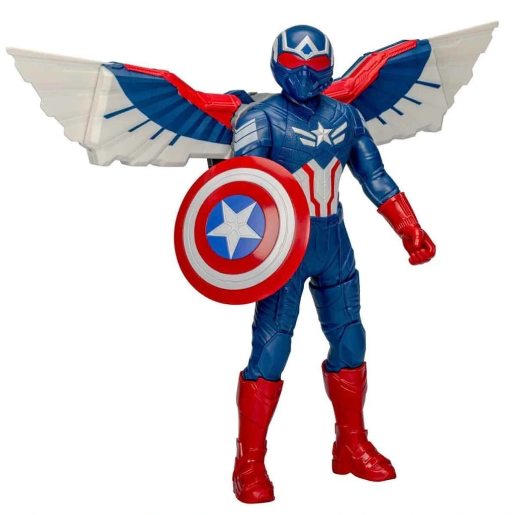 F9298 Captain America Brave New World Flight Mode Aksiyon Figürü 30 cm - Görsel 2