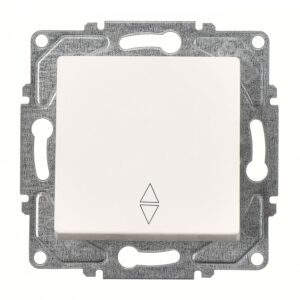 Günsan Eqona Fildişi Beyazı Klipsli Vavien Anahtar - 10AX 250V