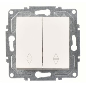 Günsan Eqona Fildişi Beyazı Vidalı Komütatör Vavien Anahtar 10AX 250V