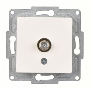 Günsan Eqona Fildişi Beyazı Dişi Tekli Uydu Prizi Eko