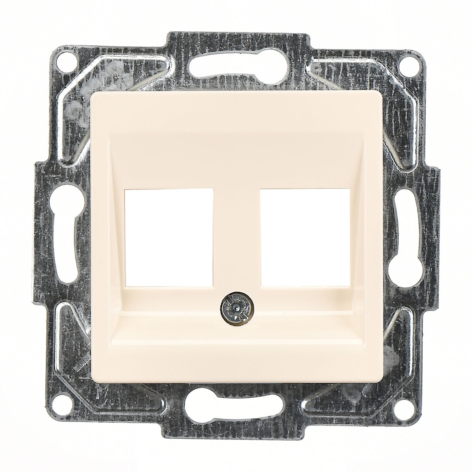 Günsan Eqona Krem Vidalı İkili Data Priz - Jaksız