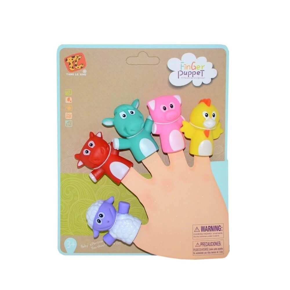 Finger Puppet Hayvan Figürlü Parmak Kuklası - Görsel 3