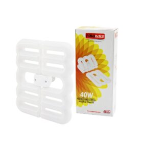 FLOWER KATLANIR - 4B ŞEKİL 21X23.5CM 40W - E27 BEYAZ LED LAMBA AMPUL 3600 LÜMEN - 6500K (K0)