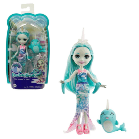 Çocuk FNH22 Enchantimals Popüler Karakter Bebekler / +4 yaş