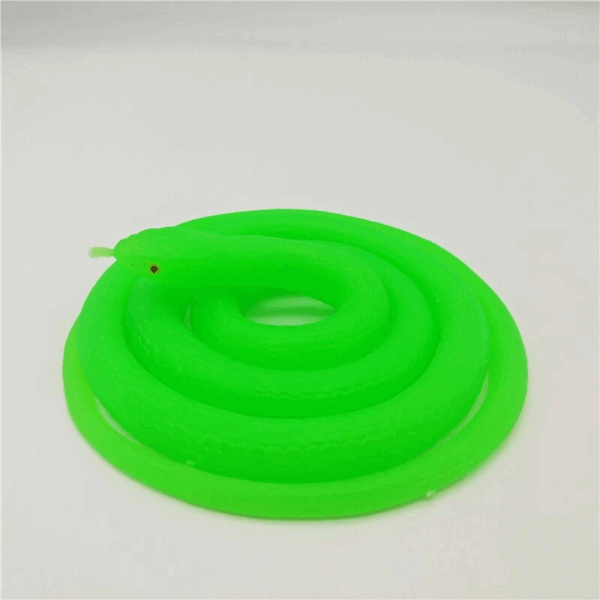 Fosfor Yeşil Renk Gerçekçi Görünüm Şaka Yumuşak Yılan 120 Cm - Görsel 2