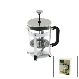 FRECHPRESS  600ML   CAM  BİTKİ SÜZGEÇİ METAL KAFES - PLASTİK SAPLI METAL KAPLAMALI PLS.KAPAK (K0)