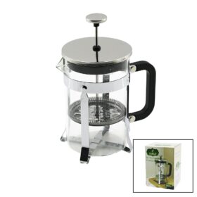 FRECHPRESS  800ML   CAM  BİTKİ SÜZGEÇİ METAL KAFES - PLASTİK SAPLI METAL KAPLAMALI PLS.KAPAK (K0)