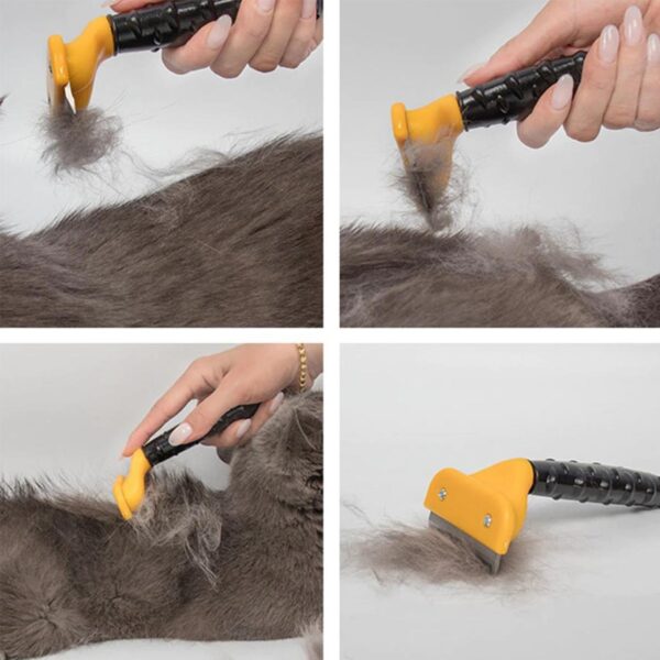 Fubminator Kedi Köpek Tüy Toplama Tarağı Kaşıma Aparatı 4,5 Cm (K0) - Görsel 3