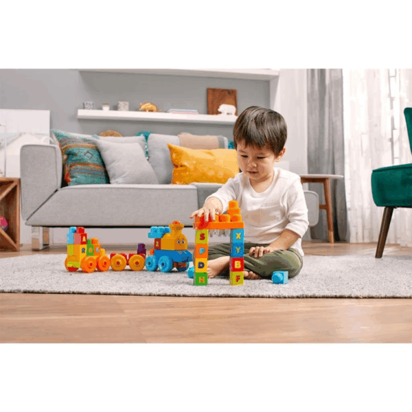 FWK22 MEGA BLOKS® Müzikli Alfabe Treni 50 parça +1 yaş - Görsel 3