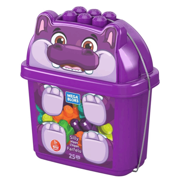 GCT46 MEGA BLOKS® Sevimli Hayvanlar Blok Kutusu - 3 Asorti - 25 parça +1 yaş - Görsel 2