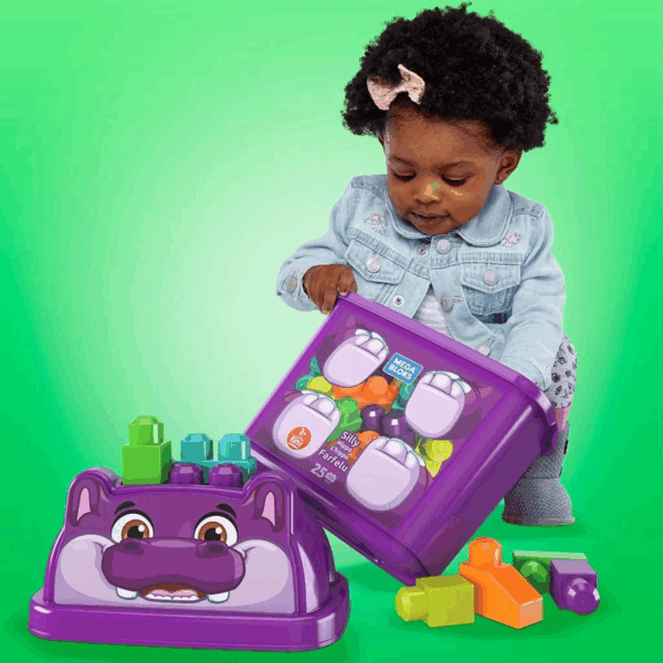 GCT46 MEGA BLOKS® Sevimli Hayvanlar Blok Kutusu - 3 Asorti - 25 parça +1 yaş - Görsel 5