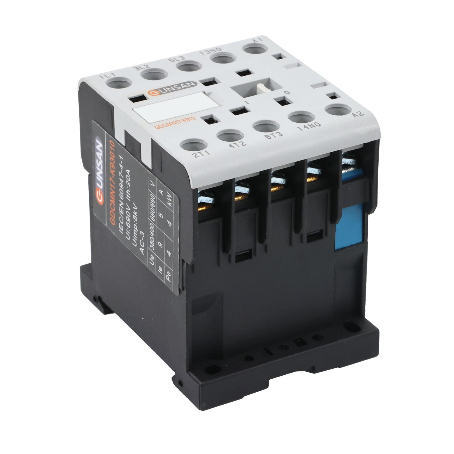 Günsan Valta Mini Kontaktör 9A 1NO 220/230V 50/60Hz - Görsel 2