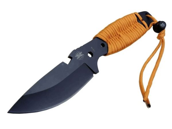 Gear Assault 0238trn Kamp Bıçağı 22,5 Cm - Turuncu, Metal İpli Sap
