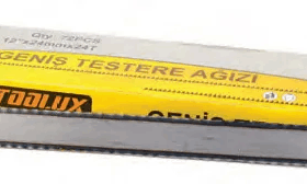 Geniş Demir Testere Ağzı Çift Taraflı - 12 Adet
