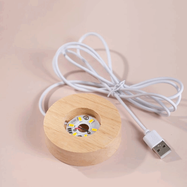 Geyik Tasarımlı Usb'li Cam Küre - Görsel 2