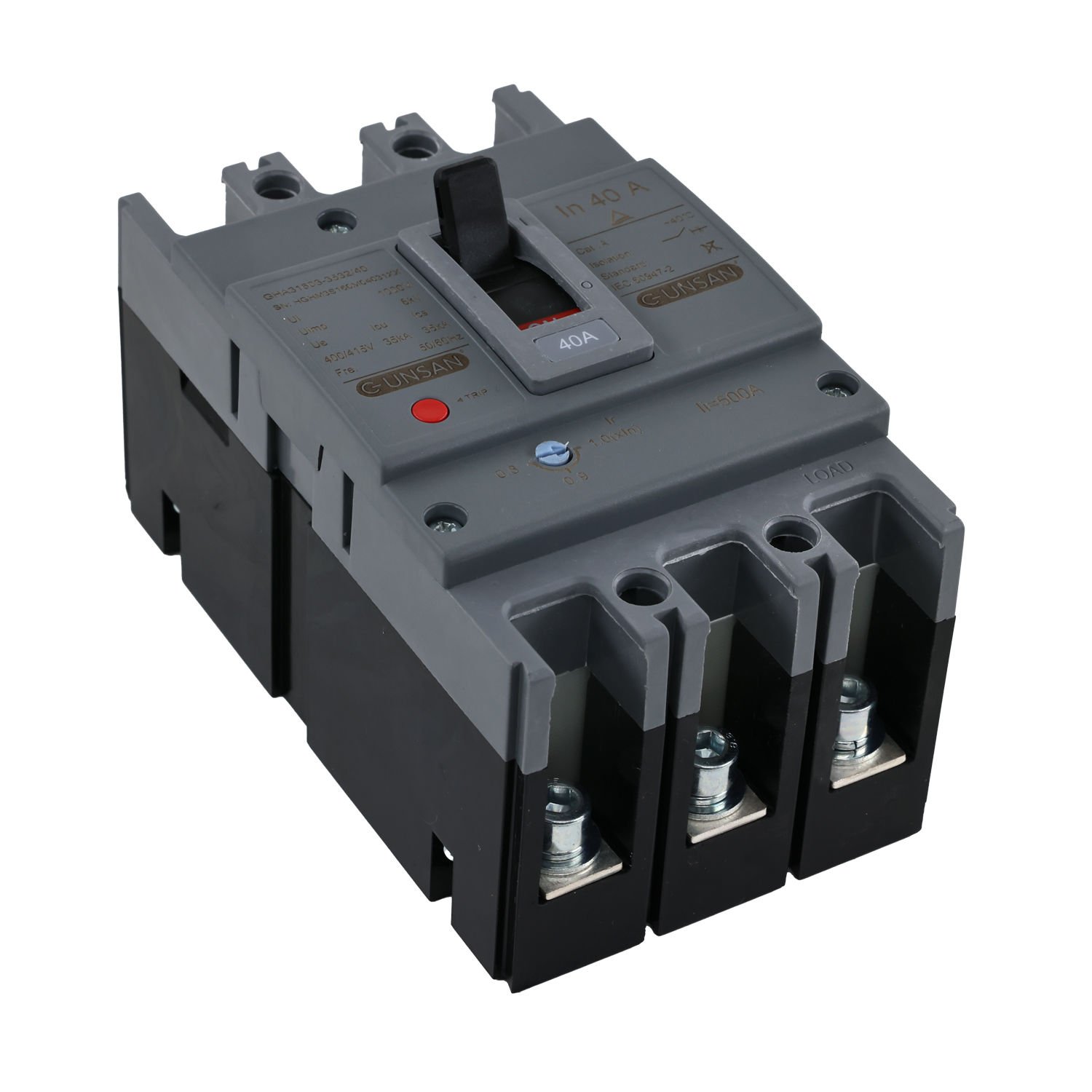 Günsan Valta Kompakt Şalter Ayar Sahalı 3P 40A 40℃ Üç Kutuplu - Görsel 2